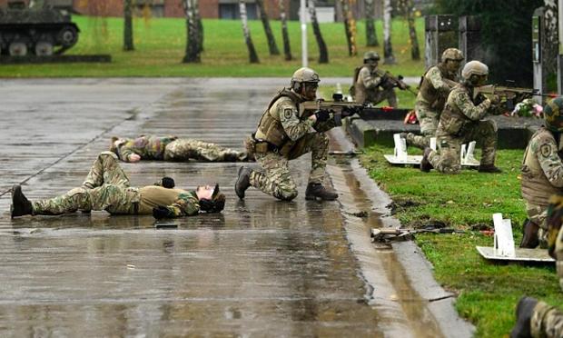 Campamento militar Rey Alberto en Marche-en-Famenne. (Photonews via Getty Images)