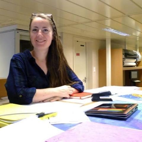 Frédérique Leclerc, professeur à l'Université Côte d'Azur à Géoazur