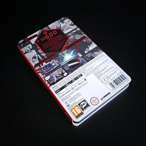 Tył opakowania z grą Anonymous;Code na konsolę Nintendo Switch.