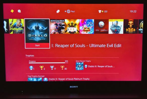 A #PS4 #WelcomeScreen... With #MoreGames on #IT...