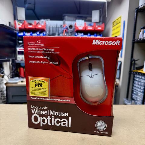 Microsoft Optical USB Mouse from 2002.