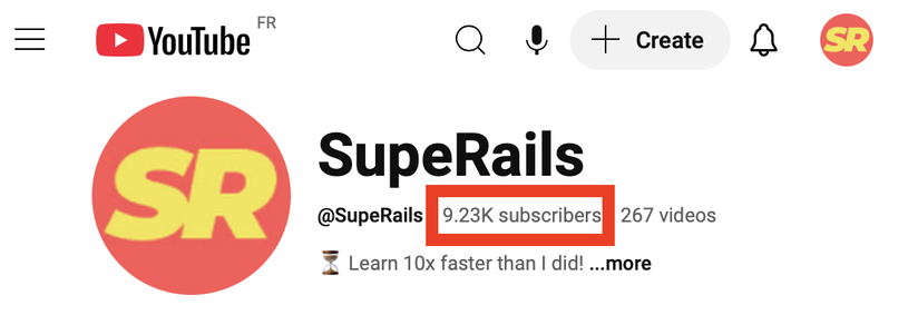 SupeRails has NEARLY 10k friends!
