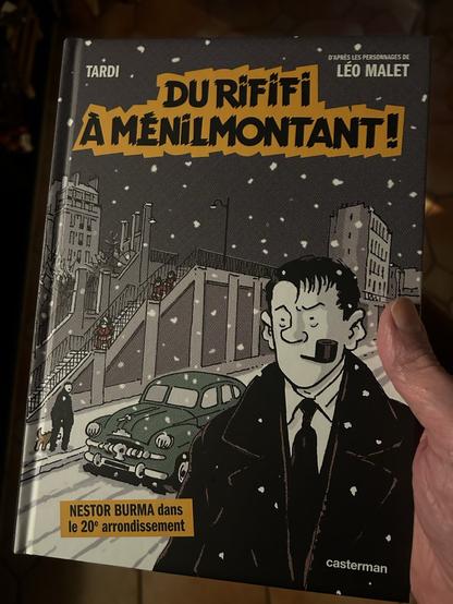 La couverture de la BD Du Rififi à Ménilmontant!