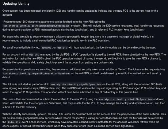 Currently no easy way for Bluesky users to do account migration in browser/app but you can read about migration process involving auth token, pds, atproto signing key etc
Notes from @bnewbold.net -> https://github.com/bluesky-social/atproto/discussions/3176