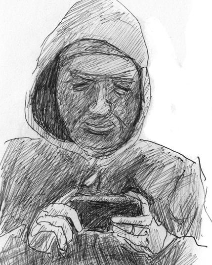 Man with a cellphone
