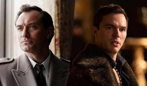 (l-r) Jude Law, Nicholas Hoult