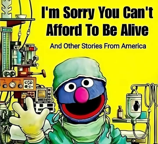 I'm Sorry You Can't
Afford To Be Alive
And Other Stories From America