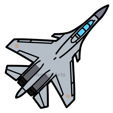 Indian Su-30MKI, a two-seat fighter aircraft