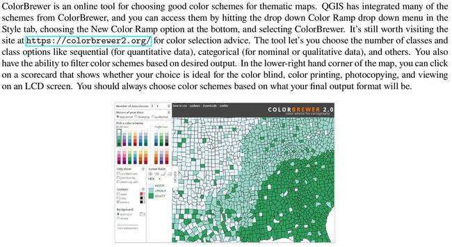 screen shot - QGIS - symbology - ColorBrewer