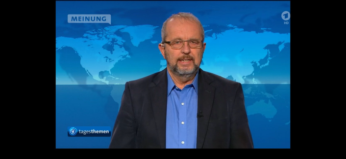 Herr Berbner vom NDR gestern in den Tagesthemen