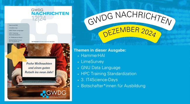 GWDG-Nachrichten Dezember 2024