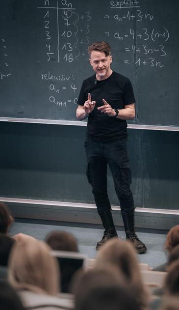 Christian Spannagel im Hörsaal