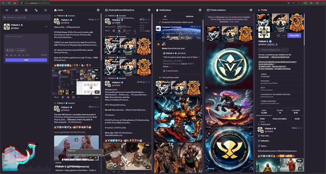 #PSiReN.eu #AdvancedWebInterface v4.3.2+glitch with/or without #CollapsedToots, which are #StillQuiteCool... Whether you #LikeIT... #OrNot...