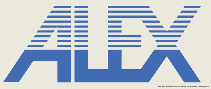 The ALEX logo, designed by Bell Telephones Canada.