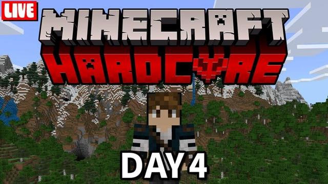 【マイクラ統合版】ハードコアでエンドラ討伐に挑戦!ネザーに逝く準備!【4日目】