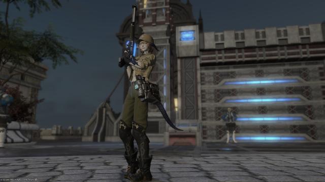 Yozora primes herself at HQ for the mission ahead.