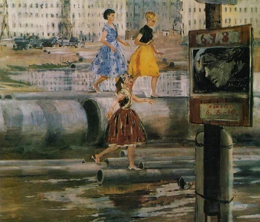 Pimenov's "Trendsetters in the New District"