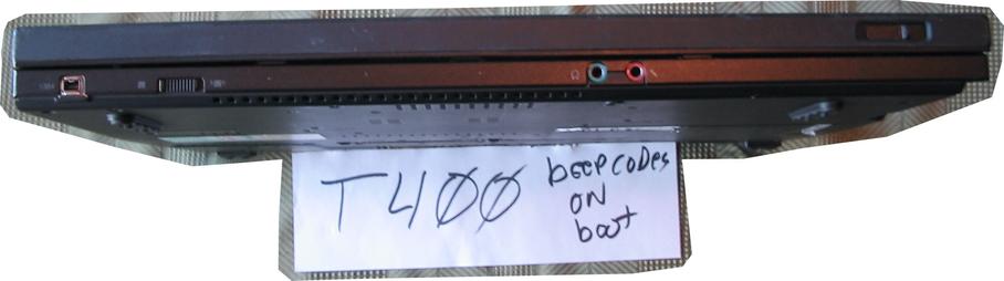 The front of a ThinkPad T400