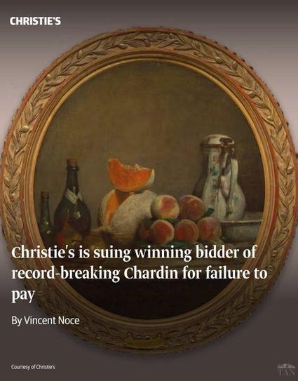 Christie’s sues buyer of €26.7m Chardin still-life for non-payment