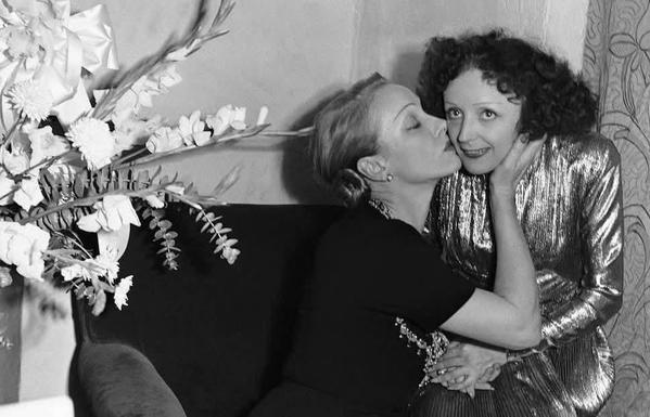 Marlene Dietrich e Edith Piaf