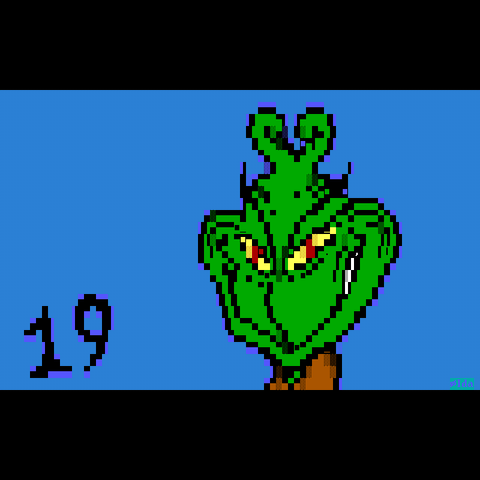 A furry curmudgeon, all slimy smiles and pointy eyebrows and slitted yellow eyes, comes up with an idea so vile it makes his own green hair curl to its tip.