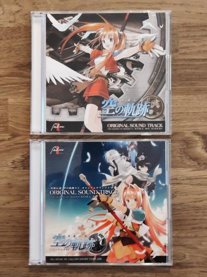 CD soundtracks for Trails in the Sky FC and SC