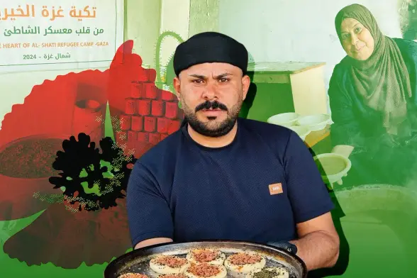 Photo of chef Mahmoud Almadhoun, the 33-year-old founder of Gaza Soup Kitchen