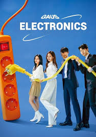 2 women and 2 men hold an electrical cord beside a giant power bar.