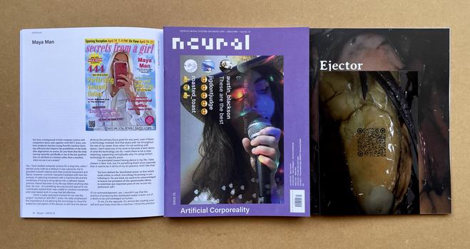 Neural 75 cover artist intervention and Maya Man interview