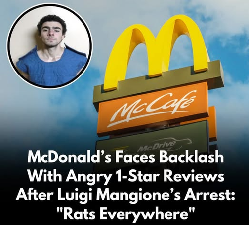 McDonald's Faces Backlash With Angry 1-Star Reviews After Luigi Mangione's Arrest:
"Rats Everywhere"