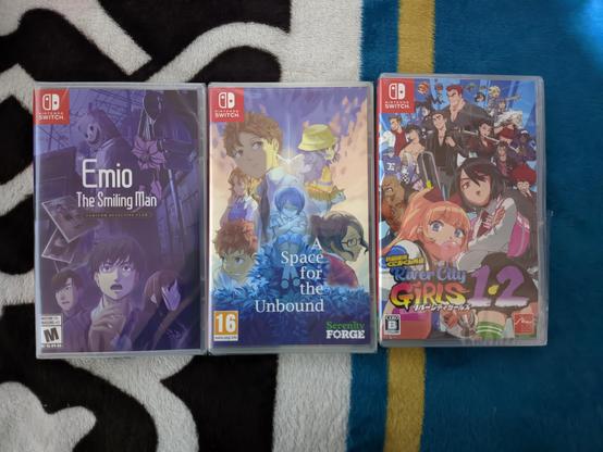 The three games in question...