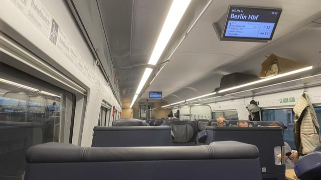 Another advantage: this is today’s last not cramped connection to Berlin 😊