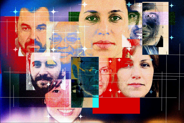 Photomontage avec des images générées par une intelligence artificielle. © Illustration Sébastien Calvet / Mediapart
