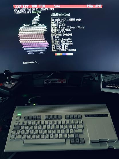 Mega65 via Swiftlink to my mac
