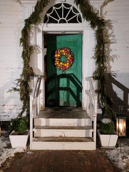 The front door of the Salem Town House, OSV.