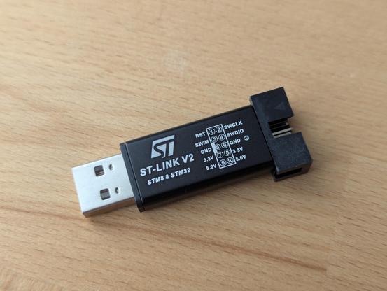USB Device, looks like a USB thumb drive but has connectors for SWD.