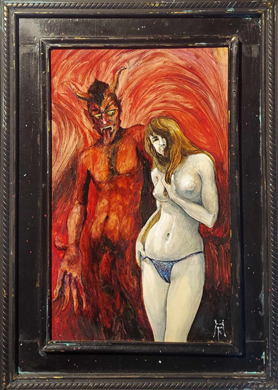 "Untitled (2015)"
by Harold Fox

Available in this 'custom' frame at the Hyaena Gallery in Burbank.
