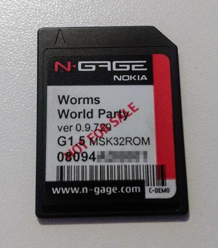 Worms World Party G1.5 MMC for Nokia N-Gage