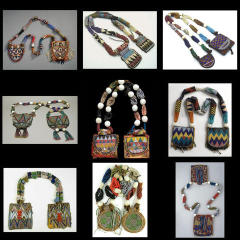 Sunday Beady Eye Candy : Yoruba double beaded Ifa bags

from a selection of single and double beaded Ifa bags pinned to our Sweepings board on Pinterest, tap the Linktree in our profile