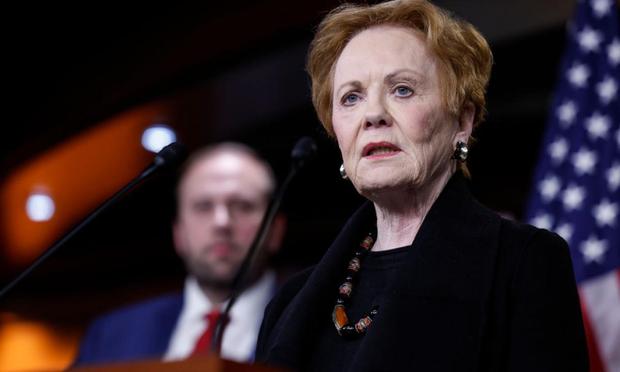 La congresista de EEUU, Kay Granger, en una conferencia en Washington en 2024. (ANNA MONEYMAKER VIA Getty Images)