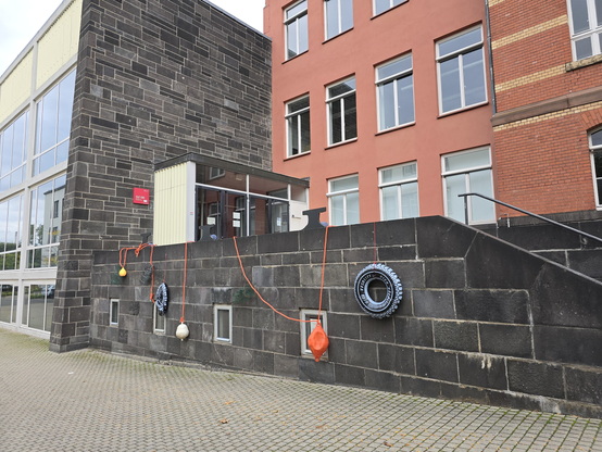 Maritime Deko am Eingang der MRMCD