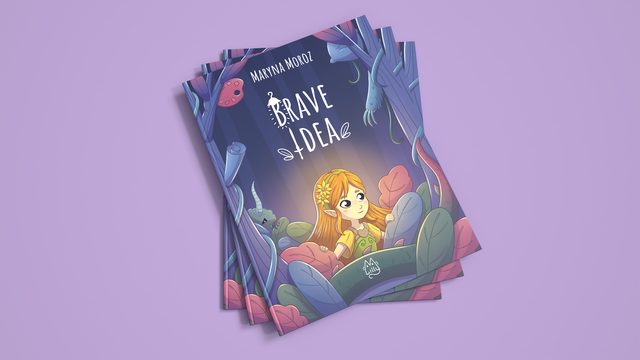 Brave Idea book cover mockup