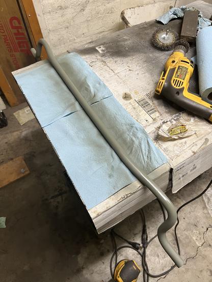 Sway bar after priming