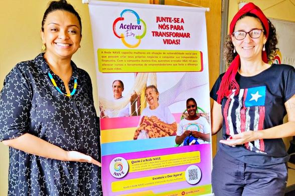 Para capacitar mulheres para mercado de trabalho, Rede Nave lança campanha de crowdfunding: projeto Acelera Elas visa alcançar mulheres artesãs e empreendedoras que se encontram em situação de risco e vulnerabilidade social