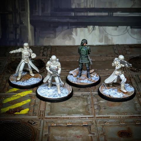 General Veers and 3 Snowtroopers