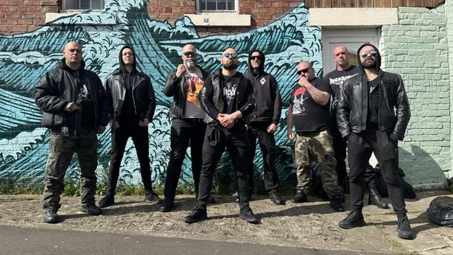 Diocletian and Trivax, outside the Little Buildings in Newcastle.