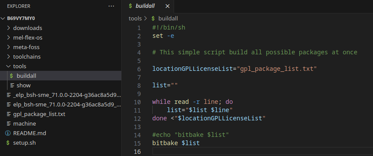 #!/bin/sh
set -e

# This simple script build all possible packages at once

locationGPLLicenseList="gpl_package_list.txt"

list=""

while read -r line; do
	list="$list $line"
done <"$locationGPLLicenseList"

#echo "bitbake $list"
bitbake $list