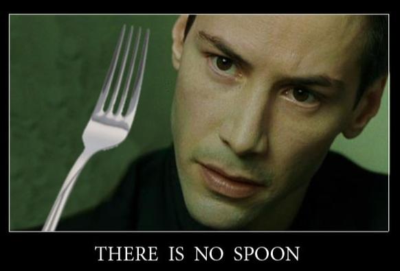 #KeanuReeves doesn't believe in #Spoons...