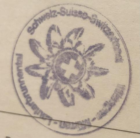 Swiss postmark