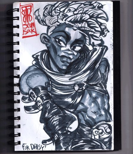 ekko from arcane wearing a latex crop top with belted high gloves, smiling coyly off camera, showing off a be-abbed waist.
